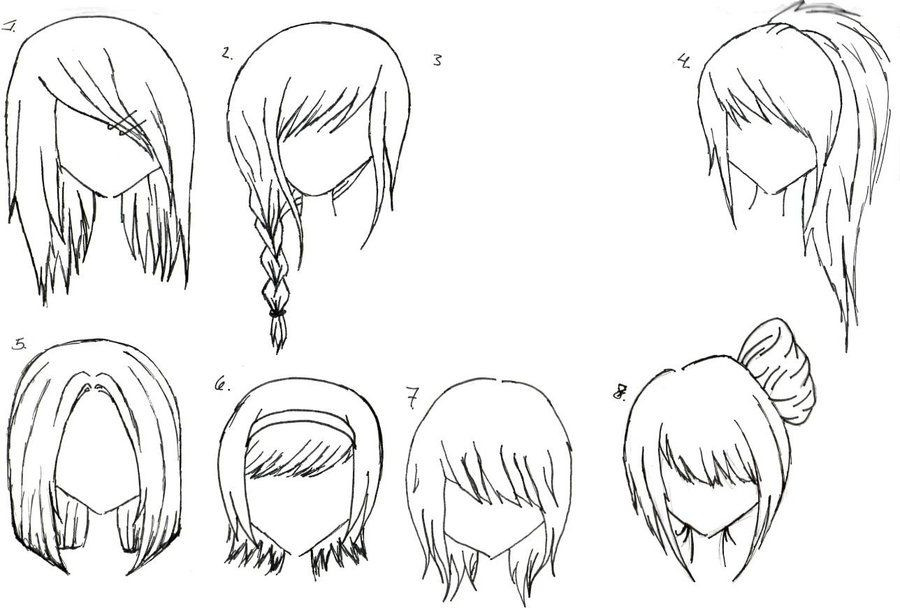 Anime Cute Hairstyles
 How To Draw Female Anime Hairstyles – HD Wallpaper Gallery