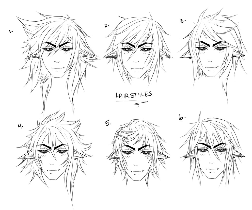 Anime Long Hairstyles Male
 Male Hairstyles by Lynnrenk on DeviantArt