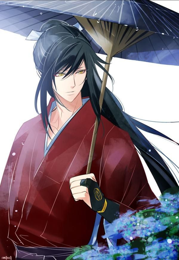 Anime Long Hairstyles Male
 47 best Anime boy with black hair images on Pinterest