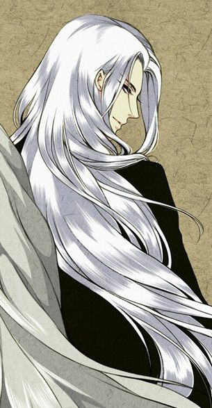Anime Long Hairstyles Male
 Pin by luce on Long white hair ️