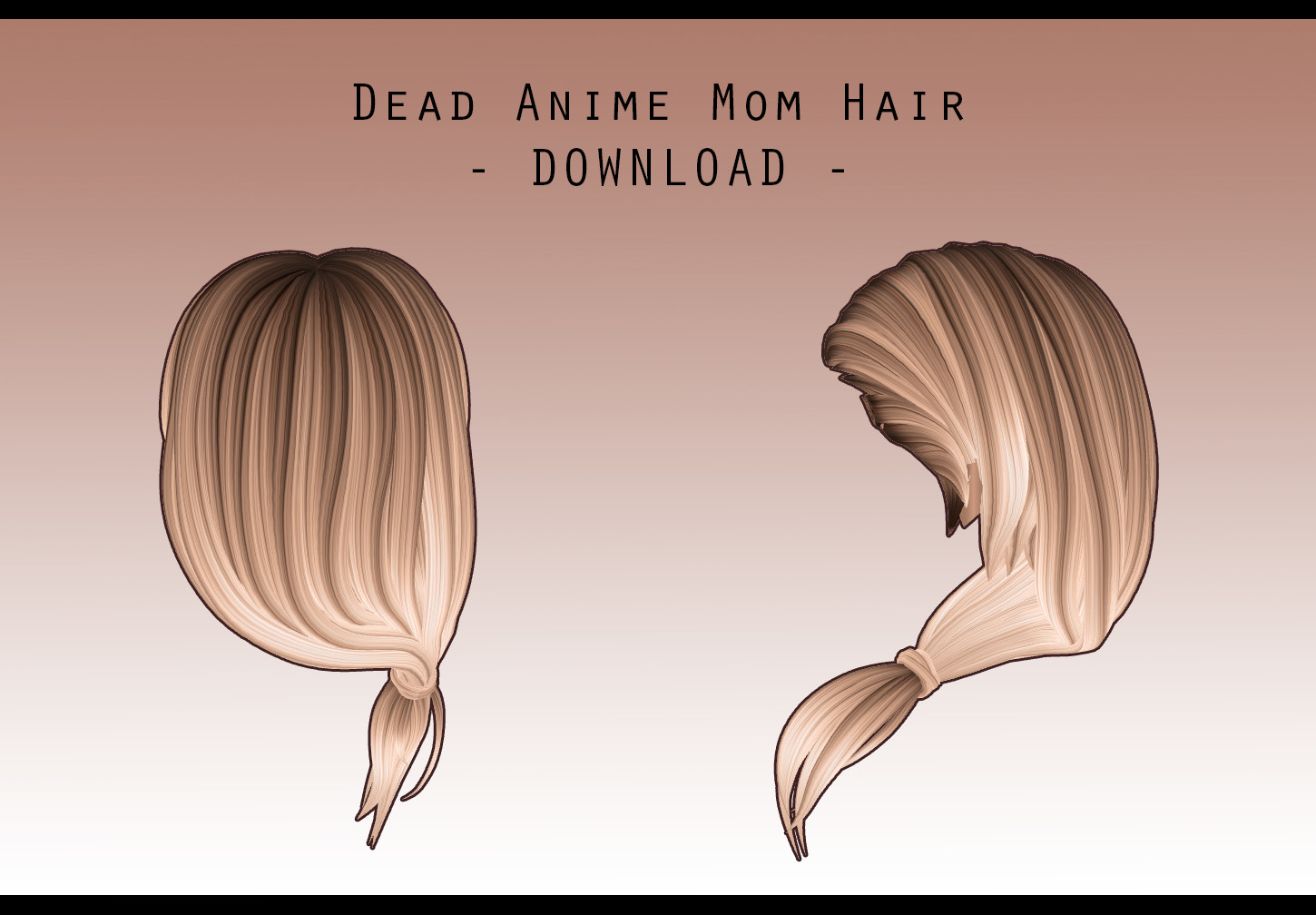 Anime Mom Hairstyle
 Dead Anime Mom back Hair [ DOWNLOAD ] by avant garde on
