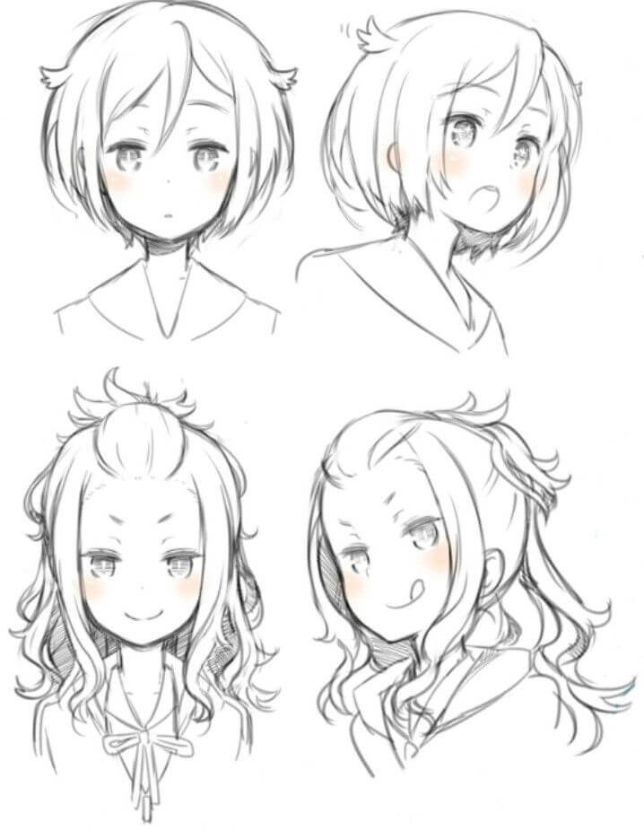 Anime Short Hairstyles
 Top 25 anime girl hairstyles collection Sensod