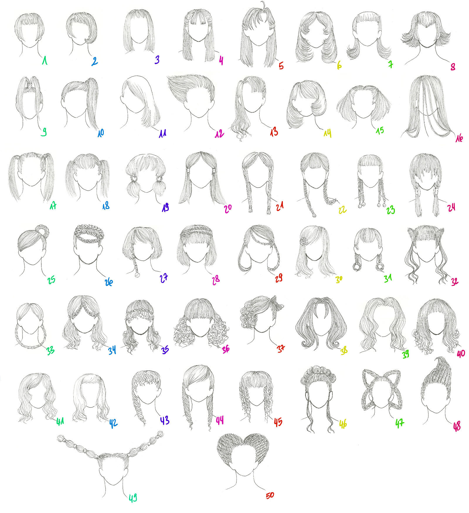 Anime Style Haircuts
 50 Female Anime Hairstyles by AnaisKalinin on DeviantArt