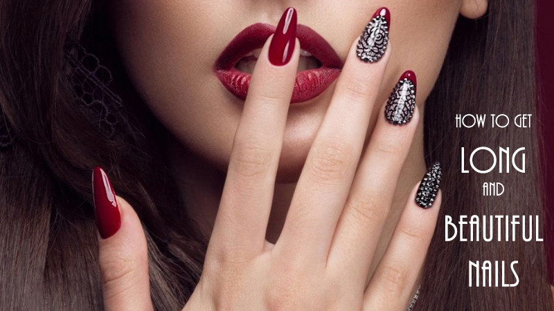 Anna's Beautiful Nails
 How to Get Long and Beautiful Nails Dot Women