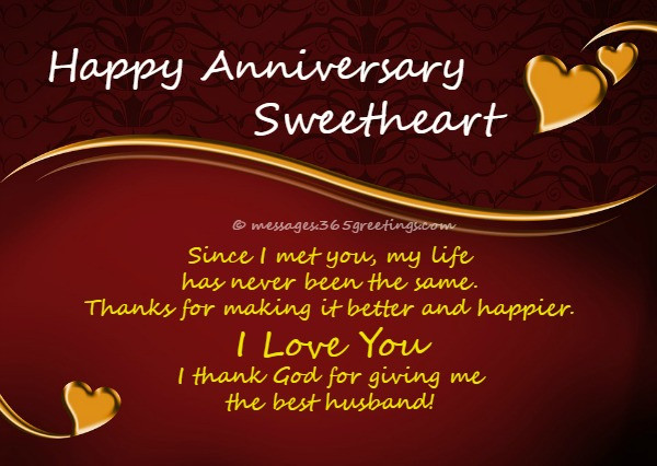 Anniversary Quotes For My Husband
 Anniversary Wishes For Husband 365greetings