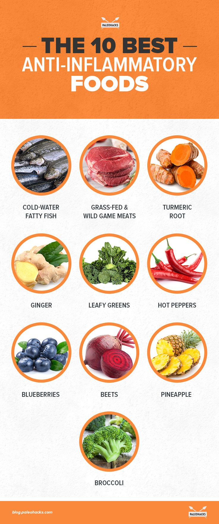 Anti Inflammatory Paleo Diet
 The 10 Best Anti Inflammatory Foods