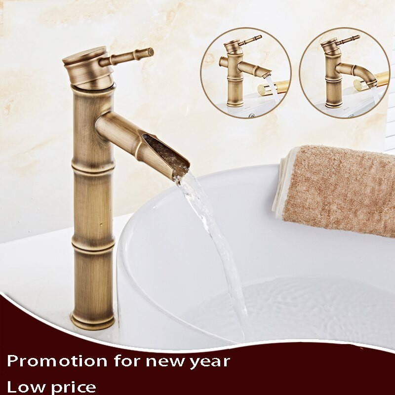 Antique Brass Finish Bathroom Faucets
 3 styles Antique Bamboo Bathroom Faucet Antique bronze