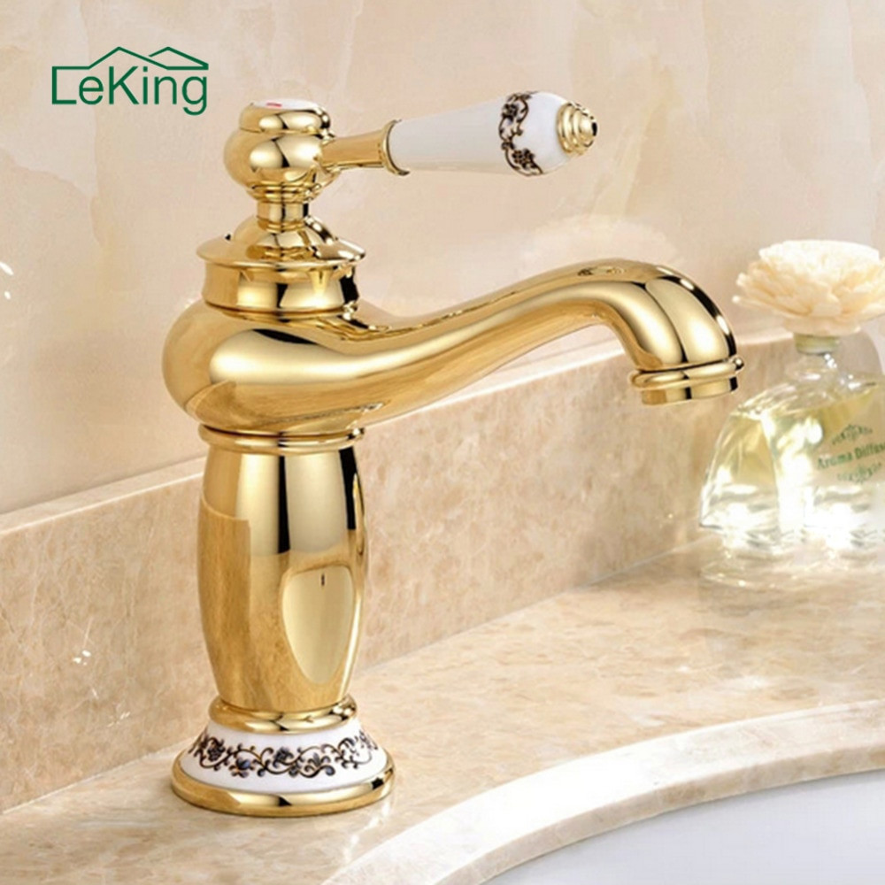Antique Brass Finish Bathroom Faucets
 LeKing Bathroom Faucet Antique Bronze Finish Brass Basin
