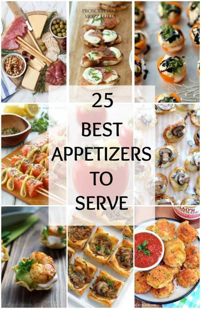 Appetizer Ideas For Christmas Cocktail Party
 25 BEST Appetizers to Serve for Holiday Party Entertaining