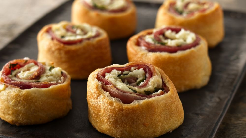 Appetizer Recipes Using Pie Crust
 Mediterranean Crescent Pinwheels recipe from Pillsbury