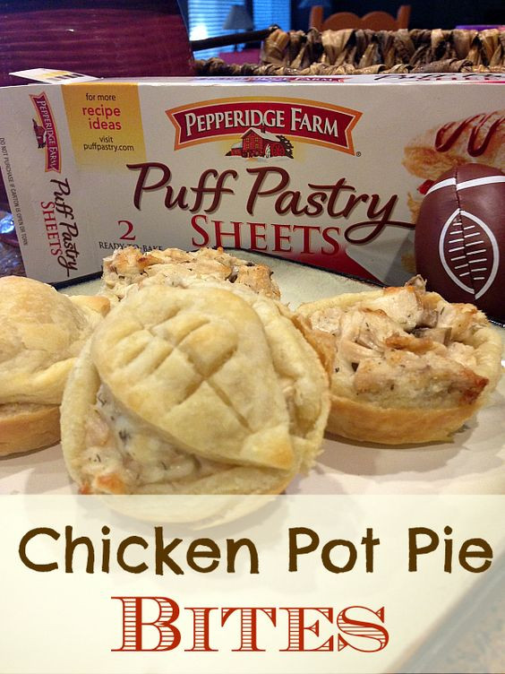Appetizer Recipes Using Pie Crust
 Chicken Pot Pie Puff Pastry