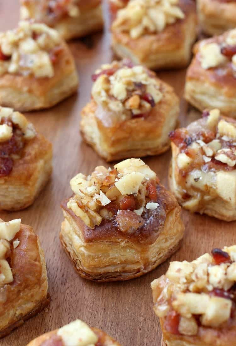 Apple Appetizer Recipes
 Apple Bacon and Brie Phyllo Cups
