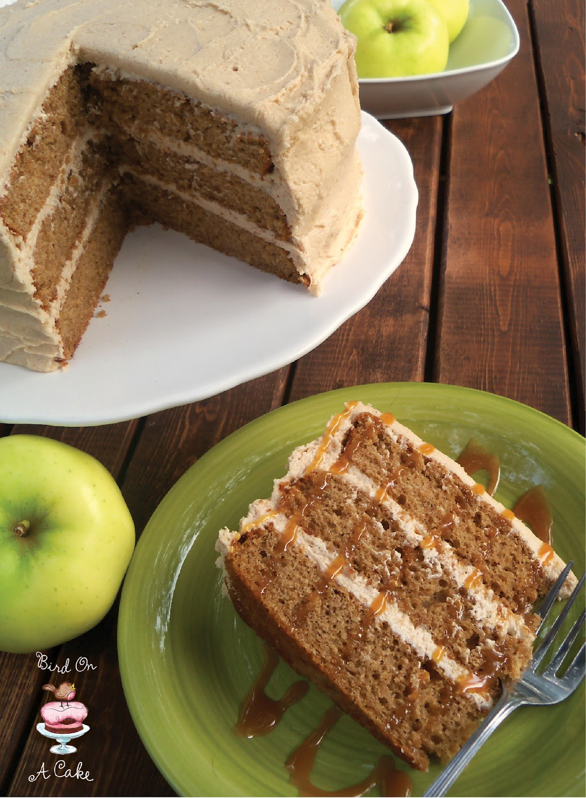 Apple Cake With Cake Mix
 Bird A Cake Apple Cider Spice Cake with Apple Butter