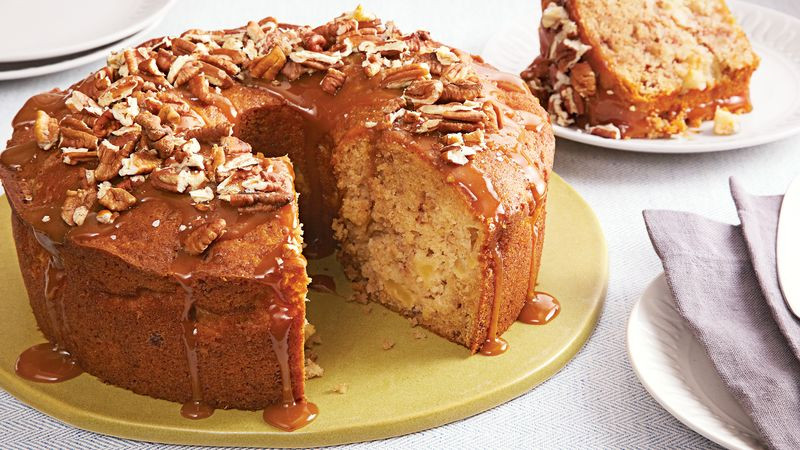 Apple Cake With Cake Mix
 Salted Caramel Apple Cake recipe from Betty Crocker
