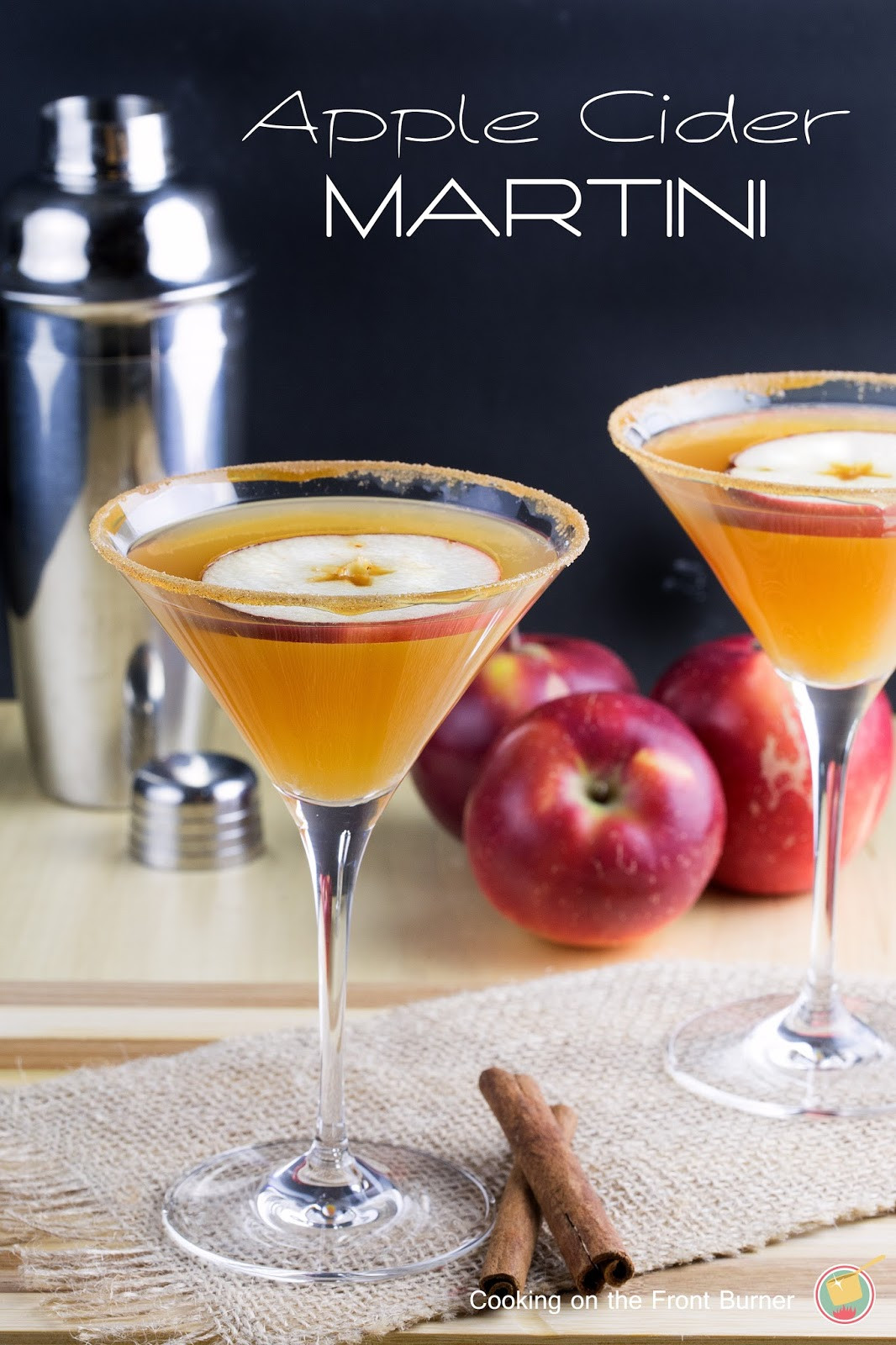 Apple Cider Cocktail Recipes
 APPLE CIDER MARTINI