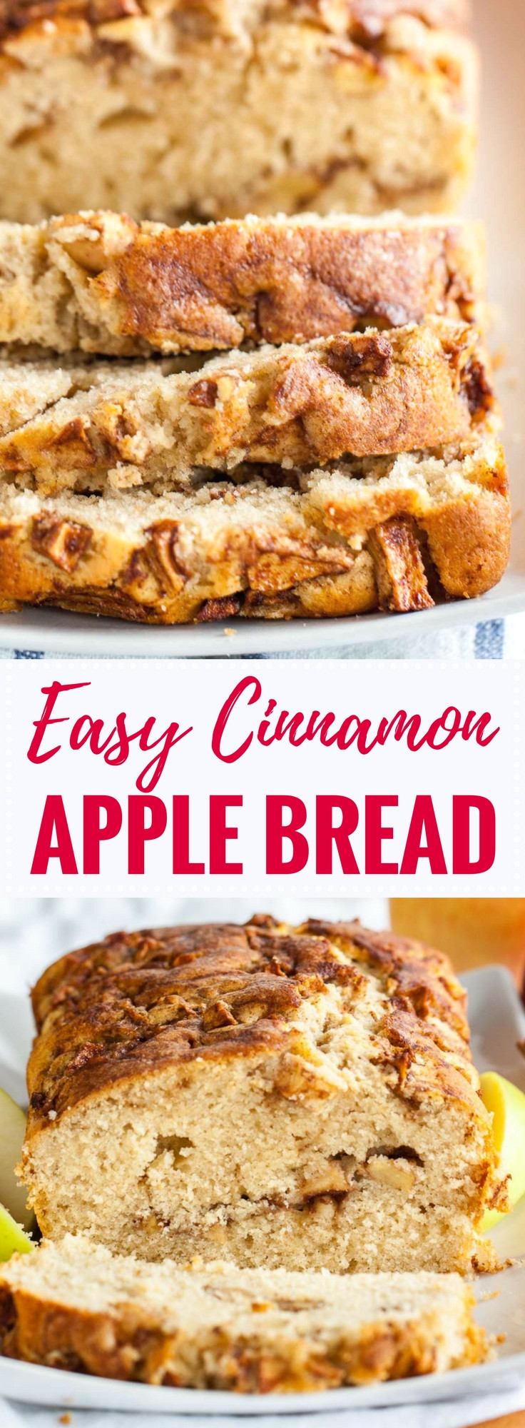 Apple Cinnamon Quick Bread
 Apple Cinnamon Bread Recipe An easy fall quick bread recipe