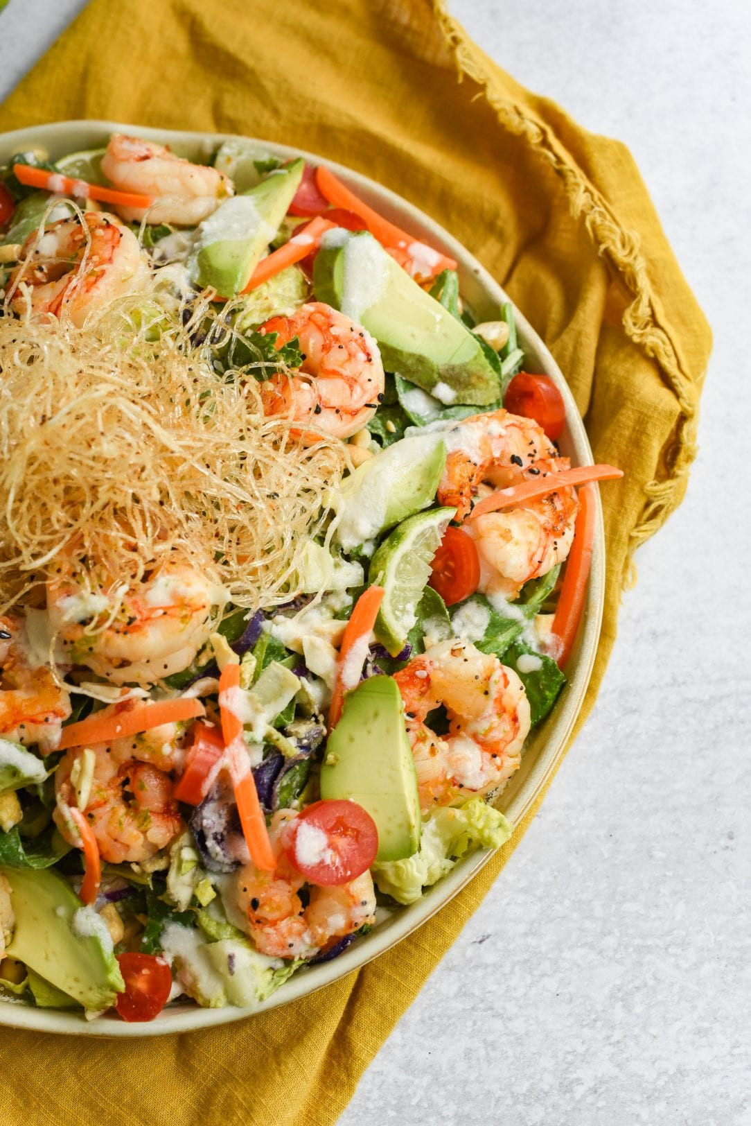 Applebee'S Thai Shrimp Salad
 Thai Shrimp Salad with Coconut Lime Dressing
