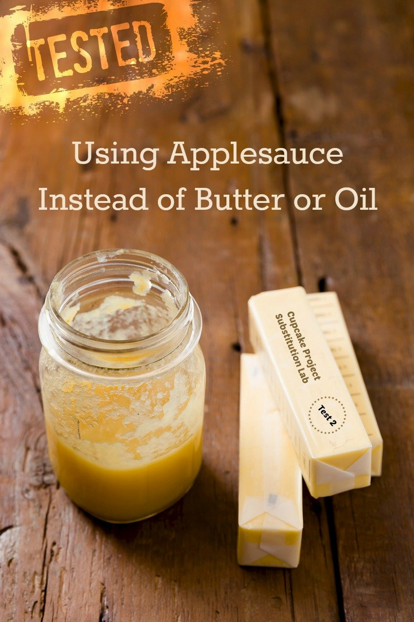 Applesauce Instead Of Oil
 Using Applesauce as a Butter or Oil Substitute Cupcake
