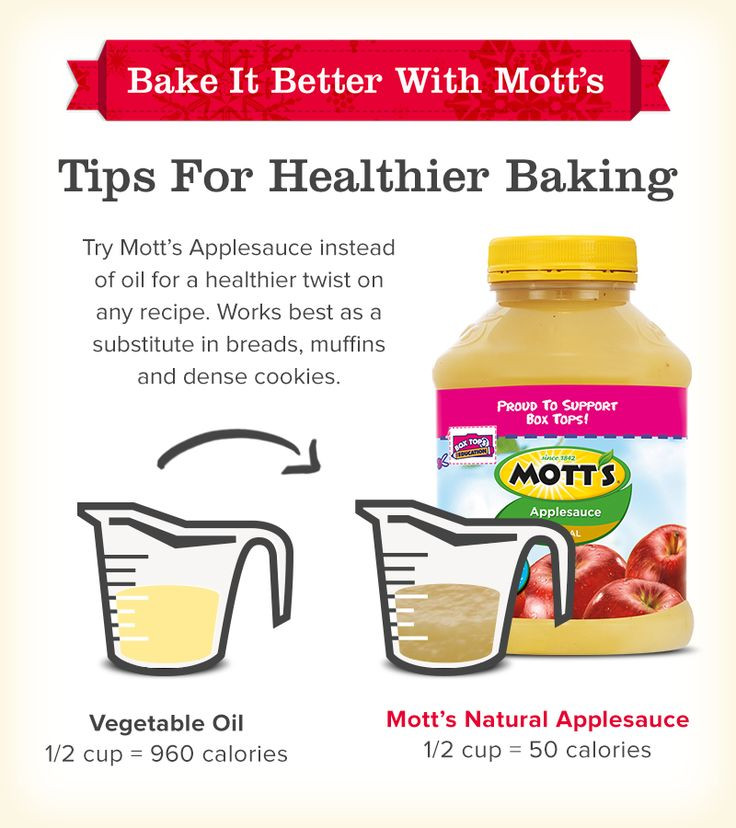 Applesauce Instead Of Oil
 1000 images about Bake It Better With Mott’s on Pinterest