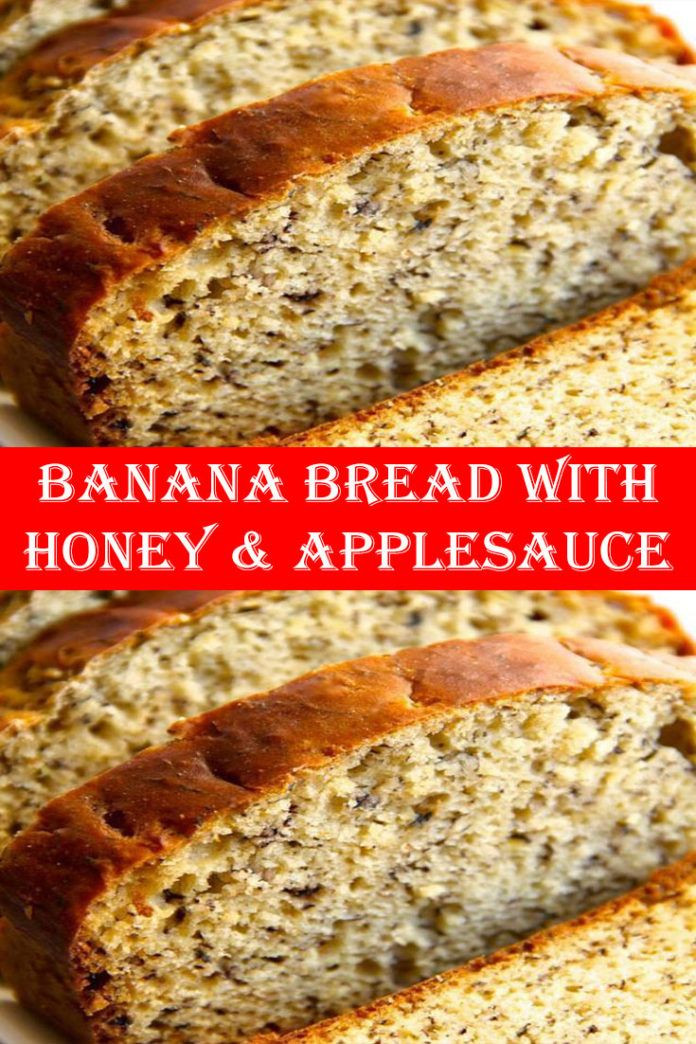 Applesauce Instead Of Oil
 Banana Bread with honey and applesauce instead of sugar