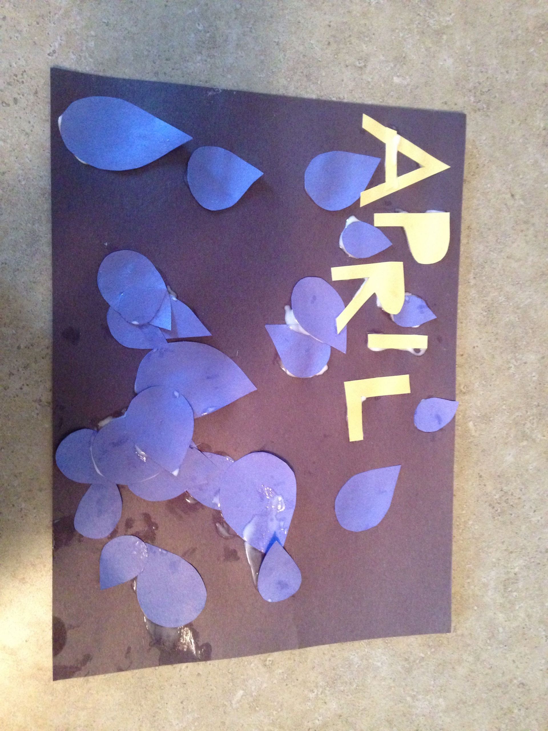 April Preschool Crafts
 April showers craft for toddlers With images