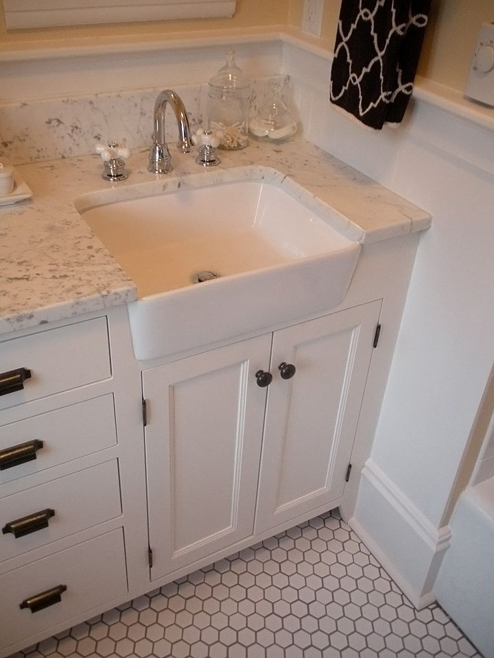 Apron Front Bathroom Sink
 22 best Apron front sinks used in bathrooms images on