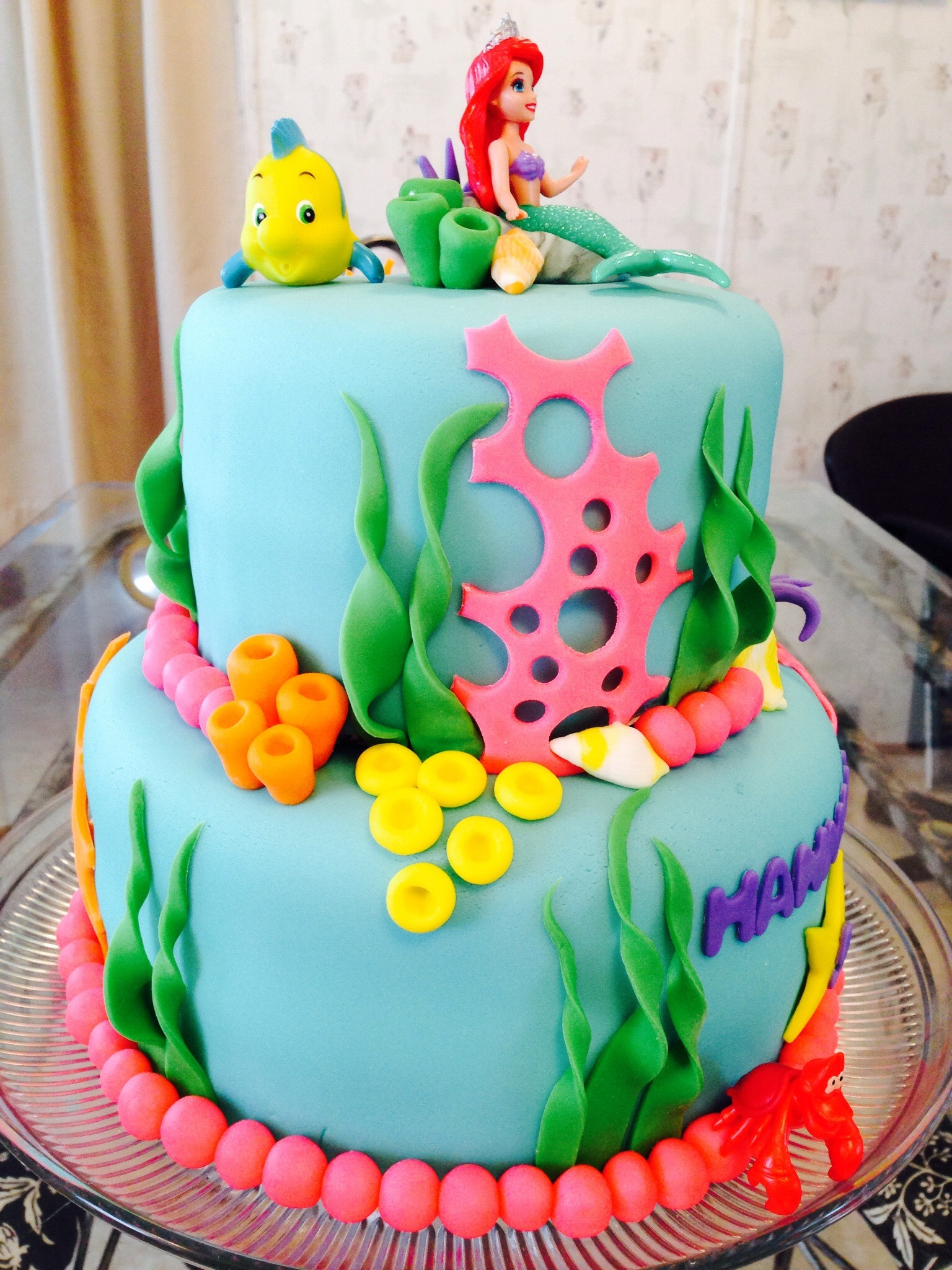 Ariel Birthday Cake
 Little Mermaid Cake CakeCentral