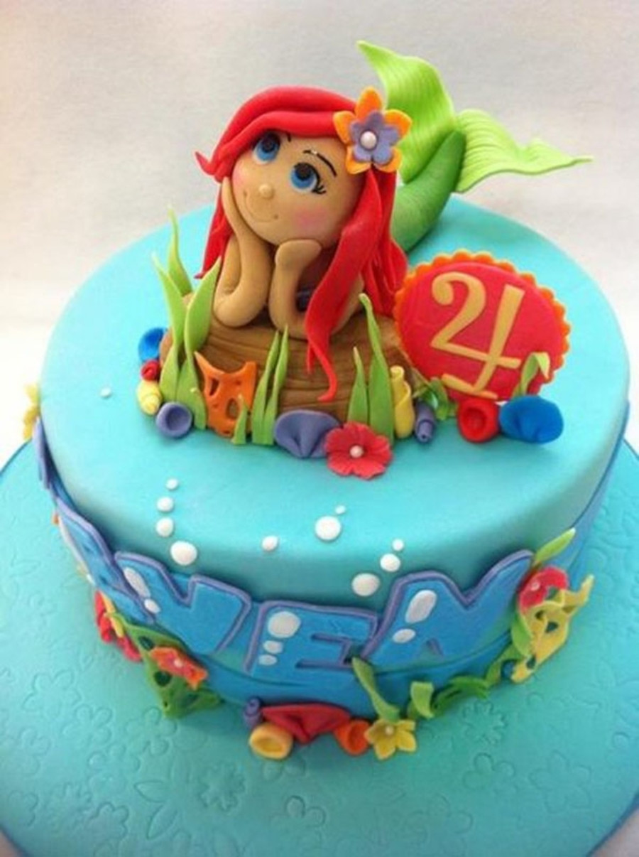 Ariel Birthday Cake
 Little Ariel Cake CakeCentral