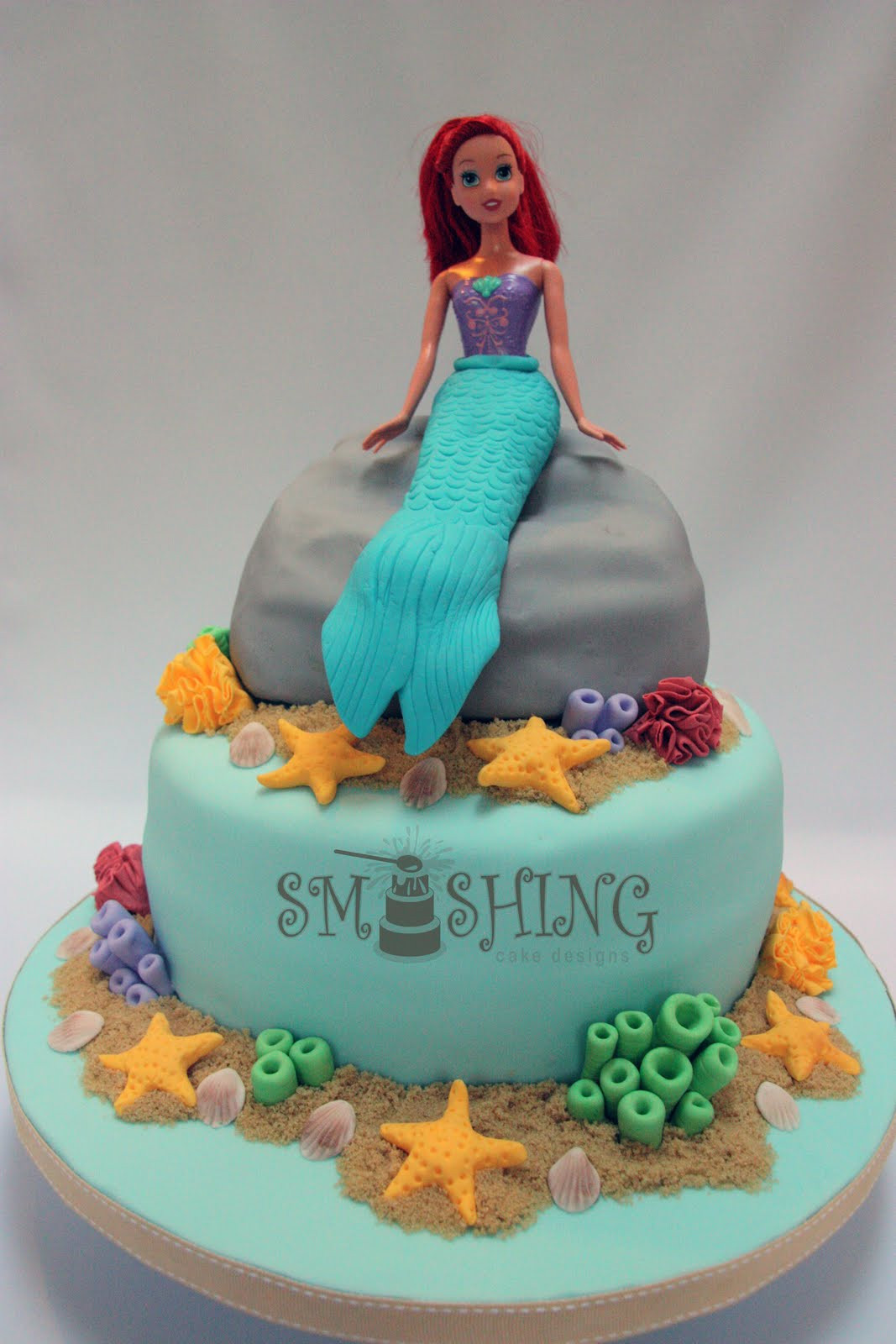 Ariel Birthday Cake
 Smashing Cake Designs Ariel Birthday Cake