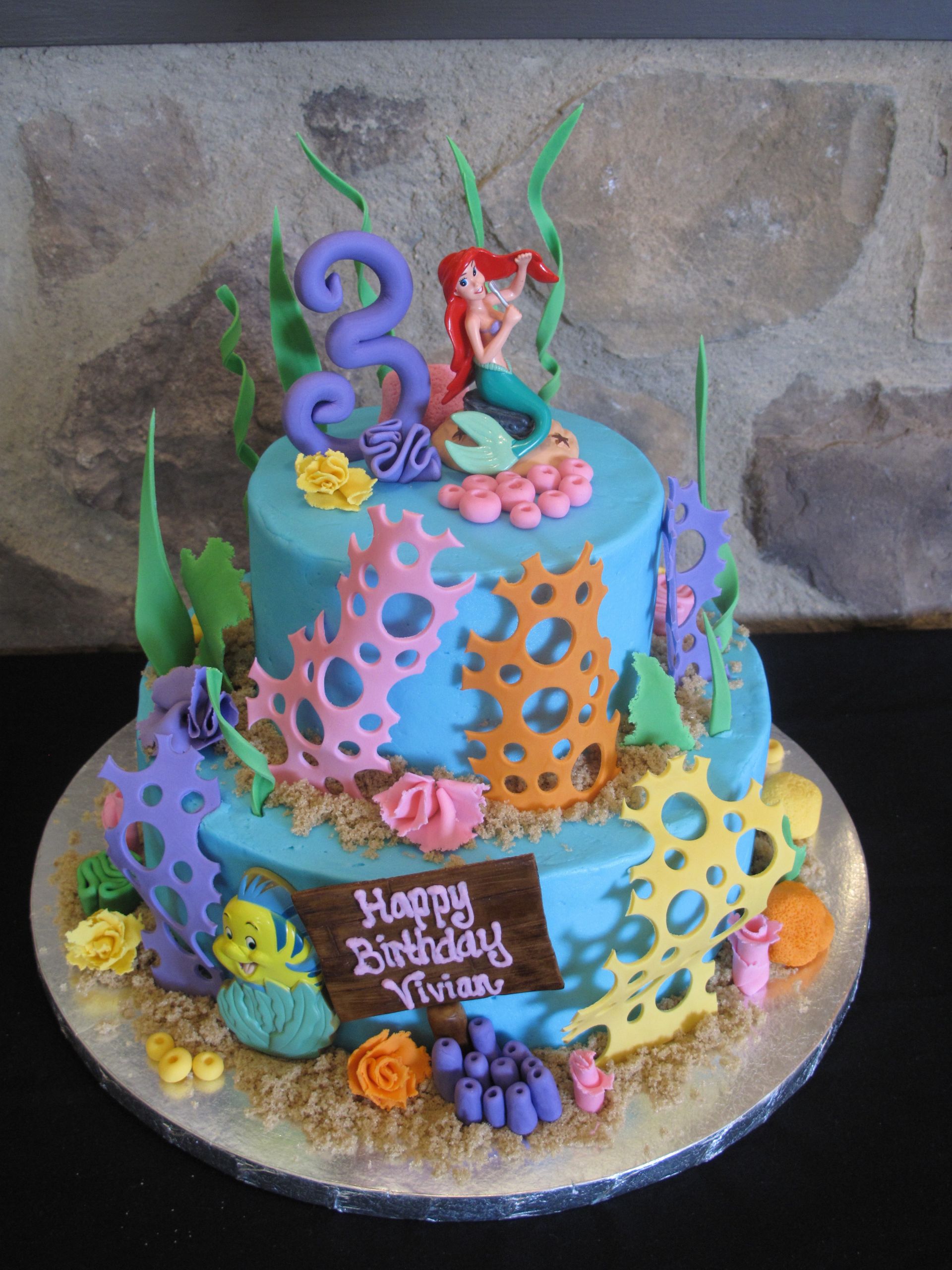Ariel Birthday Cake
 The Little Mermaid