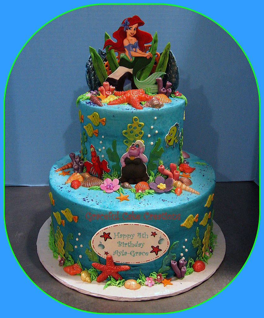 Ariel Birthday Cake
 Ariel Little Mermaid Birthday Cake Grace Tari