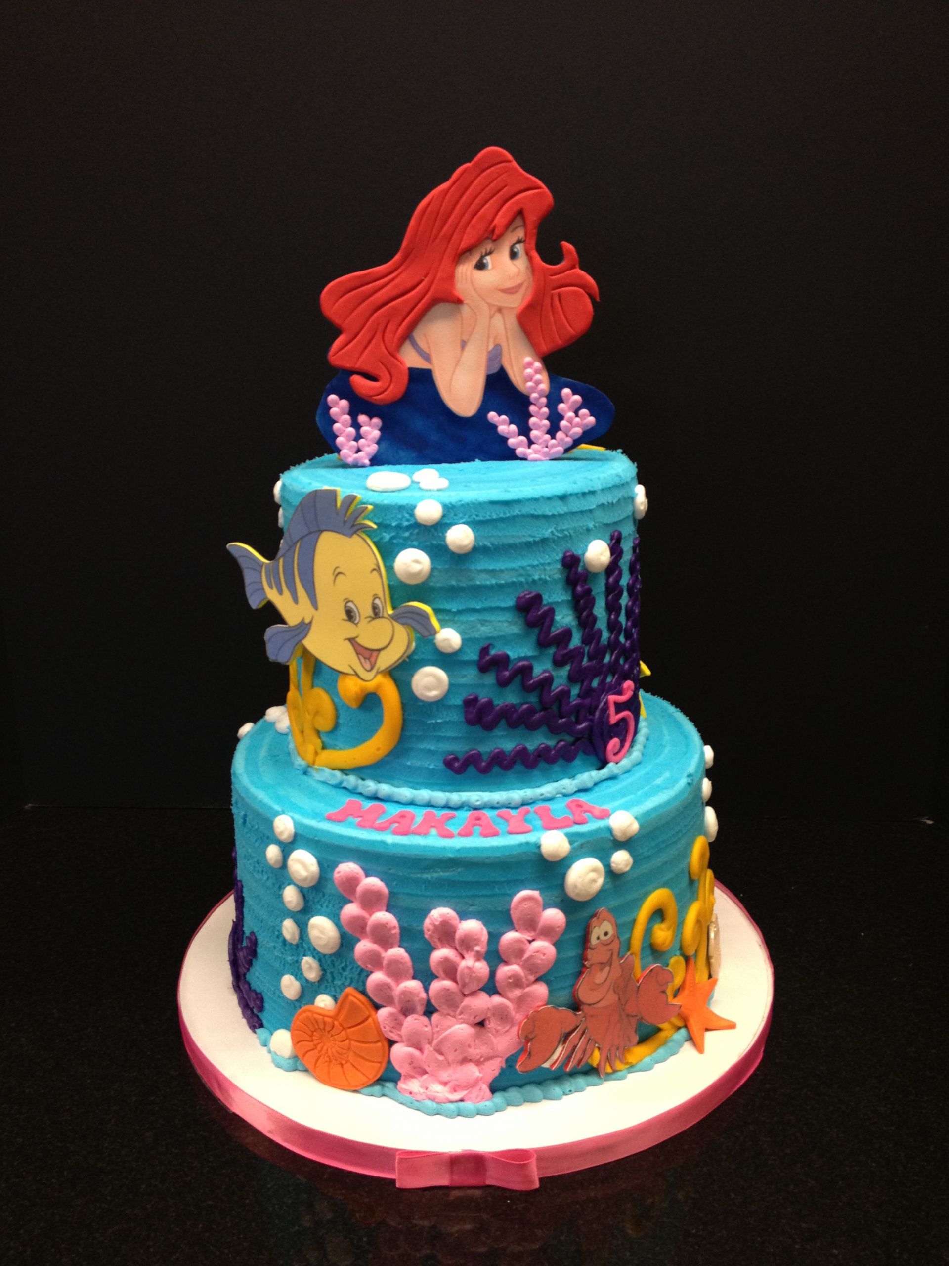 Ariel Birthday Cake
 Ariel Birthday Cakes