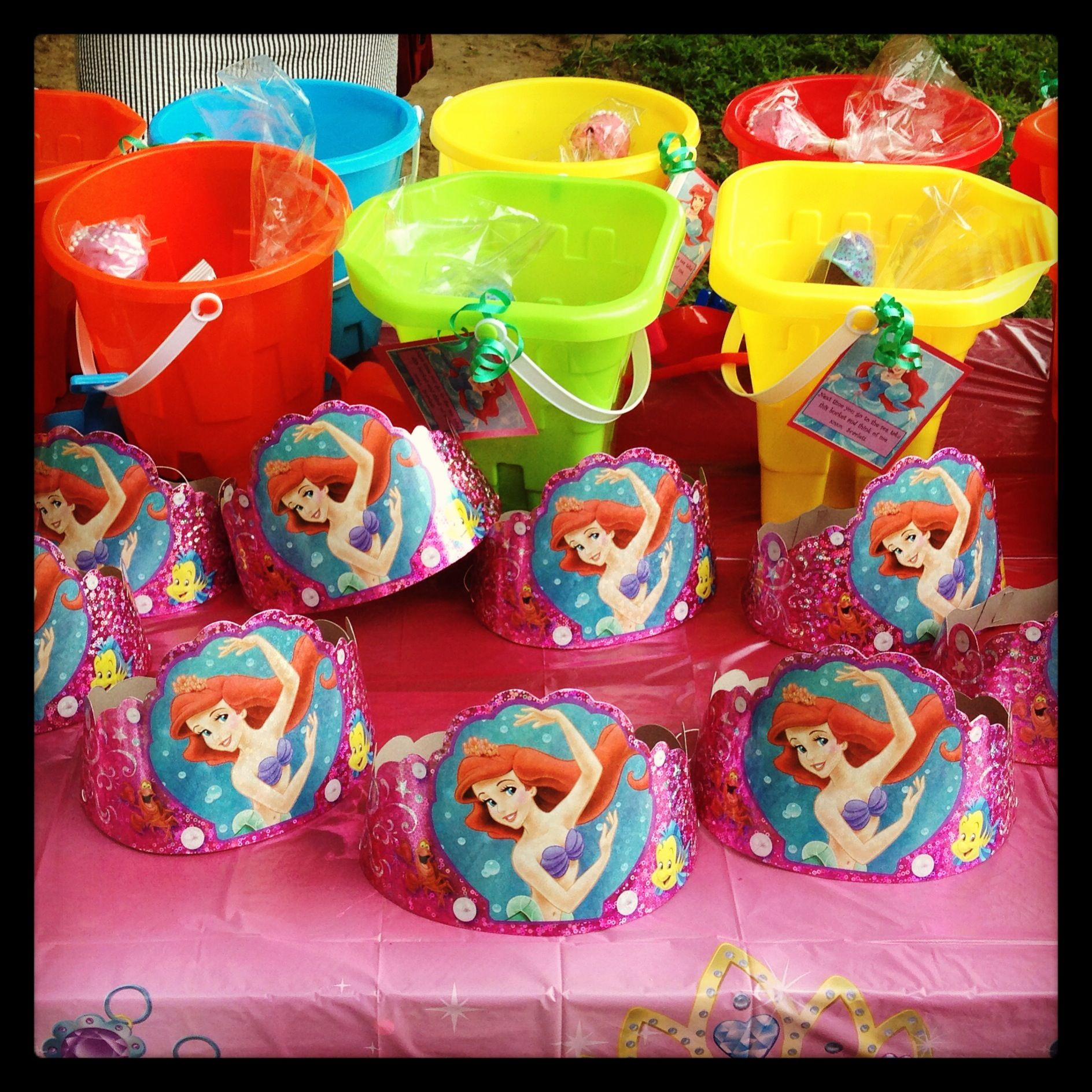 Ariel Little Mermaid Birthday Party Ideas
 Ariel party favors