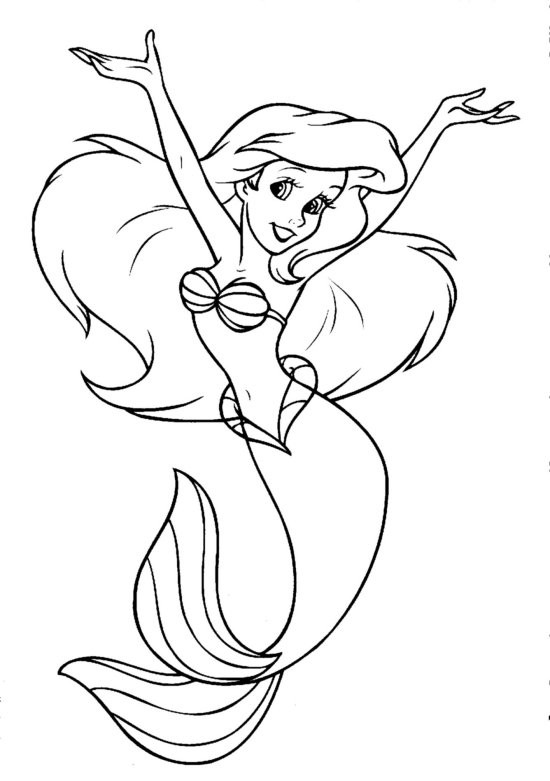 Ariel Printable Coloring Pages
 Ariel Coloring Pages Best Coloring Pages For Kids