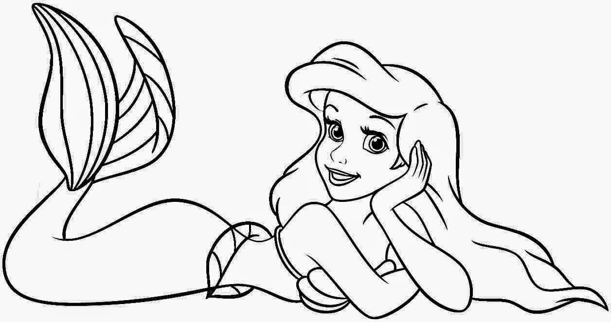 Ariel Printable Coloring Pages
 Coloring Pages Ariel the Little Mermaid Free Printable