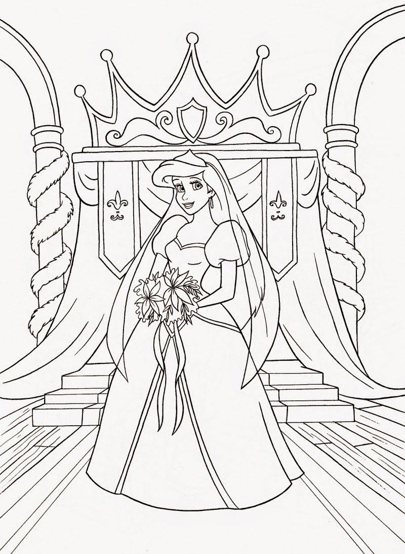 Ariel Printable Coloring Pages
 Coloring Pages Ariel the Little Mermaid Free Printable