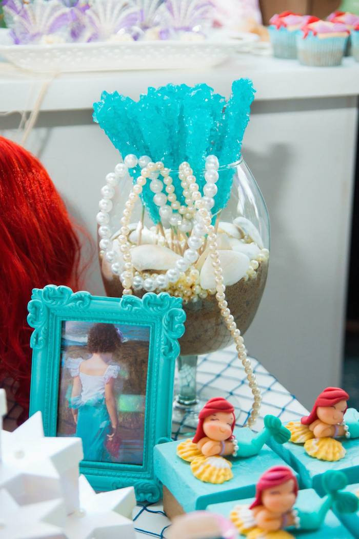 Ariel The Little Mermaid Birthday Party Ideas
 Kara s Party Ideas The Little Mermaid Themed Birthday