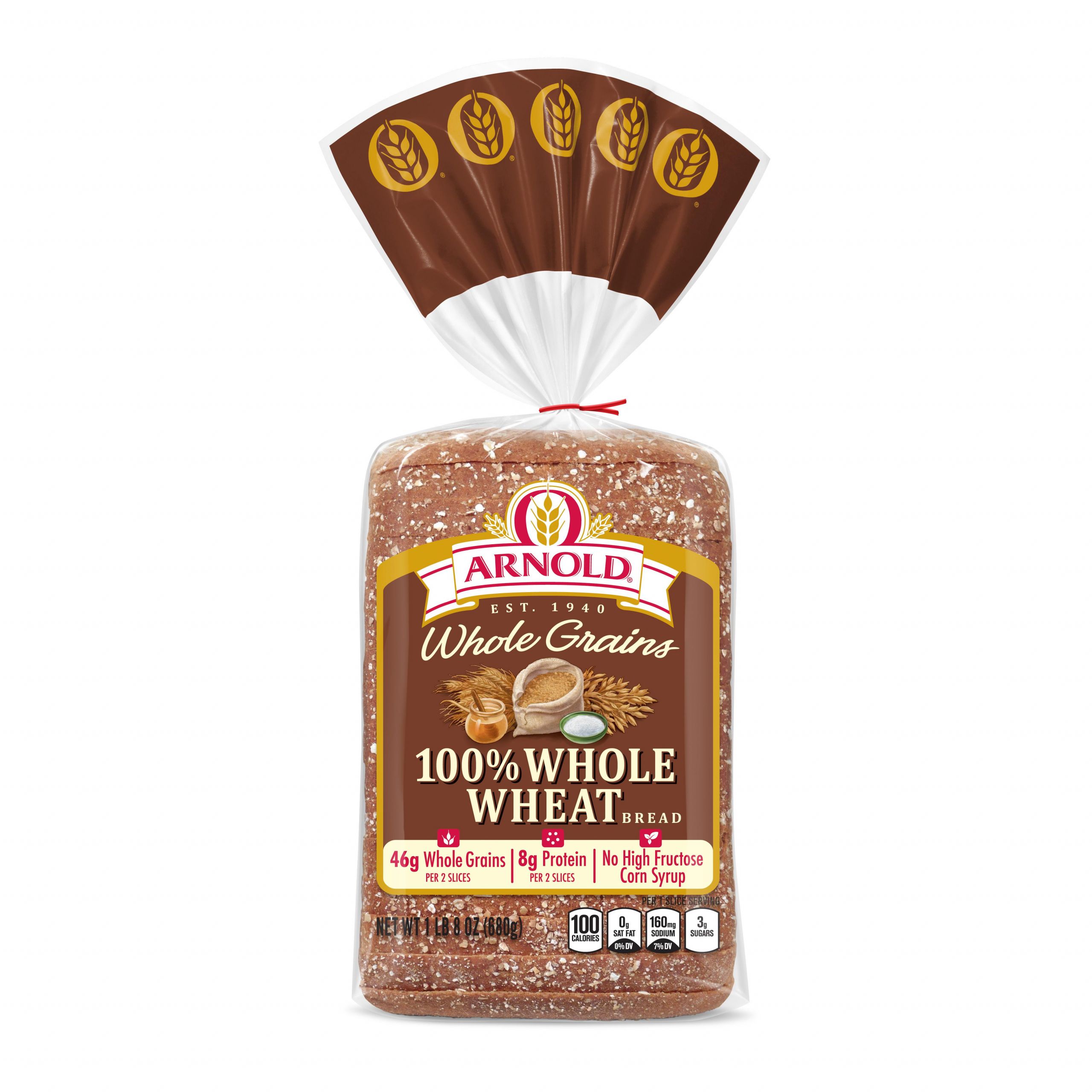Arnold Whole Grain Bread
 Arnold whole grains whole wheat sliced bread 24