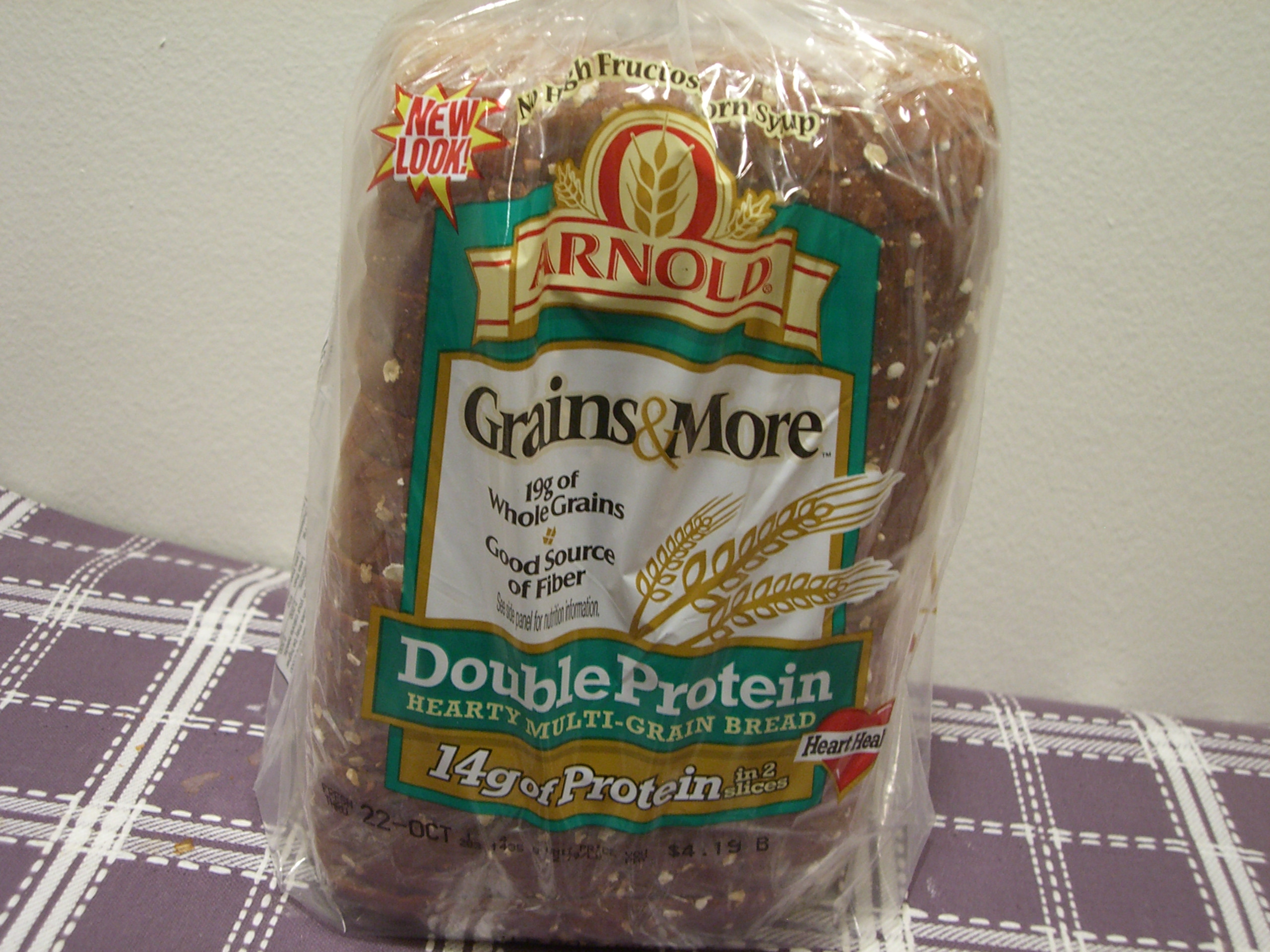 Arnold Whole Grain Bread
 Arnold Grains & More Bread — eating bender