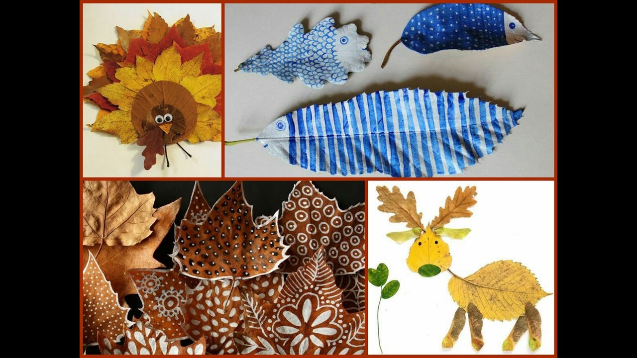 Art And Craft Ideas For Adults
 Fall Leaf Craft Ideas Leaves Crafts for Kids and Adults