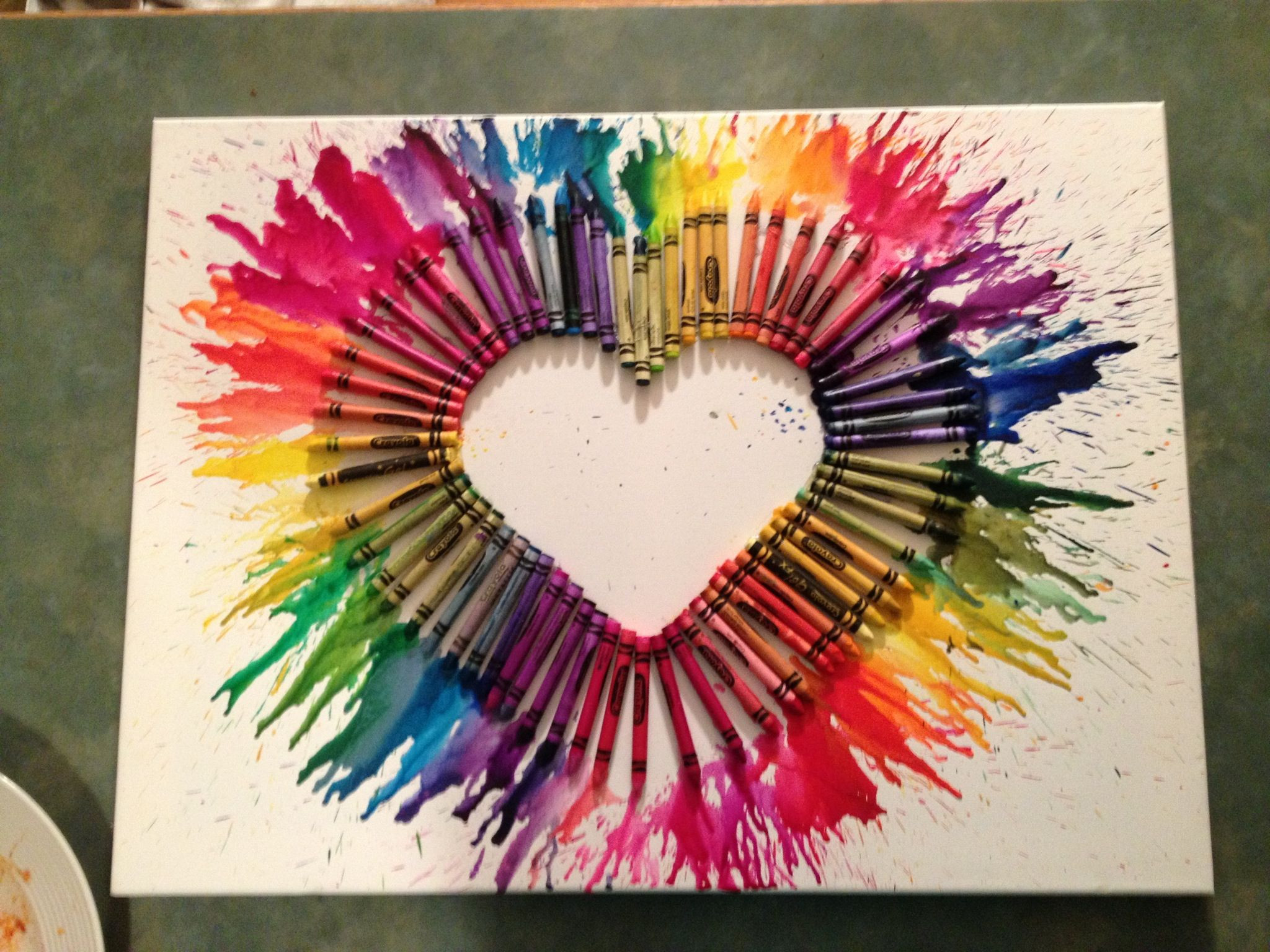 Art And Craft Ideas For Adults
 Crayon art Arts and crafts project