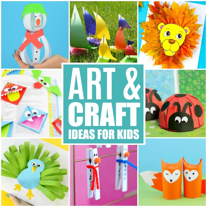 Art Crafts For Toddlers
 Crafts For Kids Tons of Art and Craft Ideas for Kids to