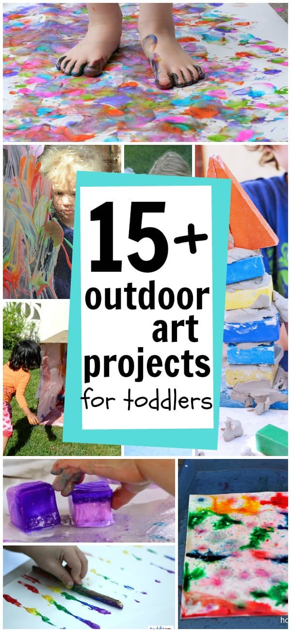 Art Crafts For Toddlers
 Outdoor Art for Toddlers I Can Teach My Child