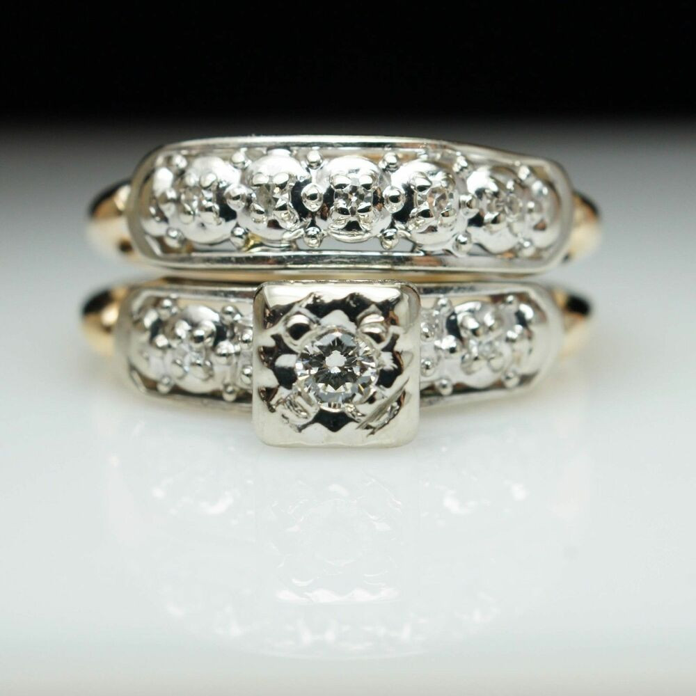 Art Deco Wedding Ring
 Vintage Art Deco Assembled Diamond Engagement Ring