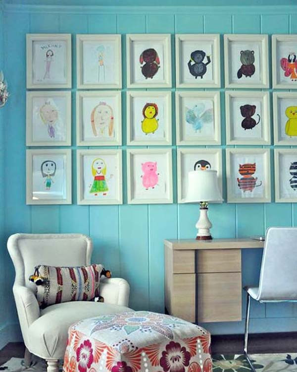 Art For Kids Room
 Top 28 Most Adorable DIY Wall Art Projects For Kids Room