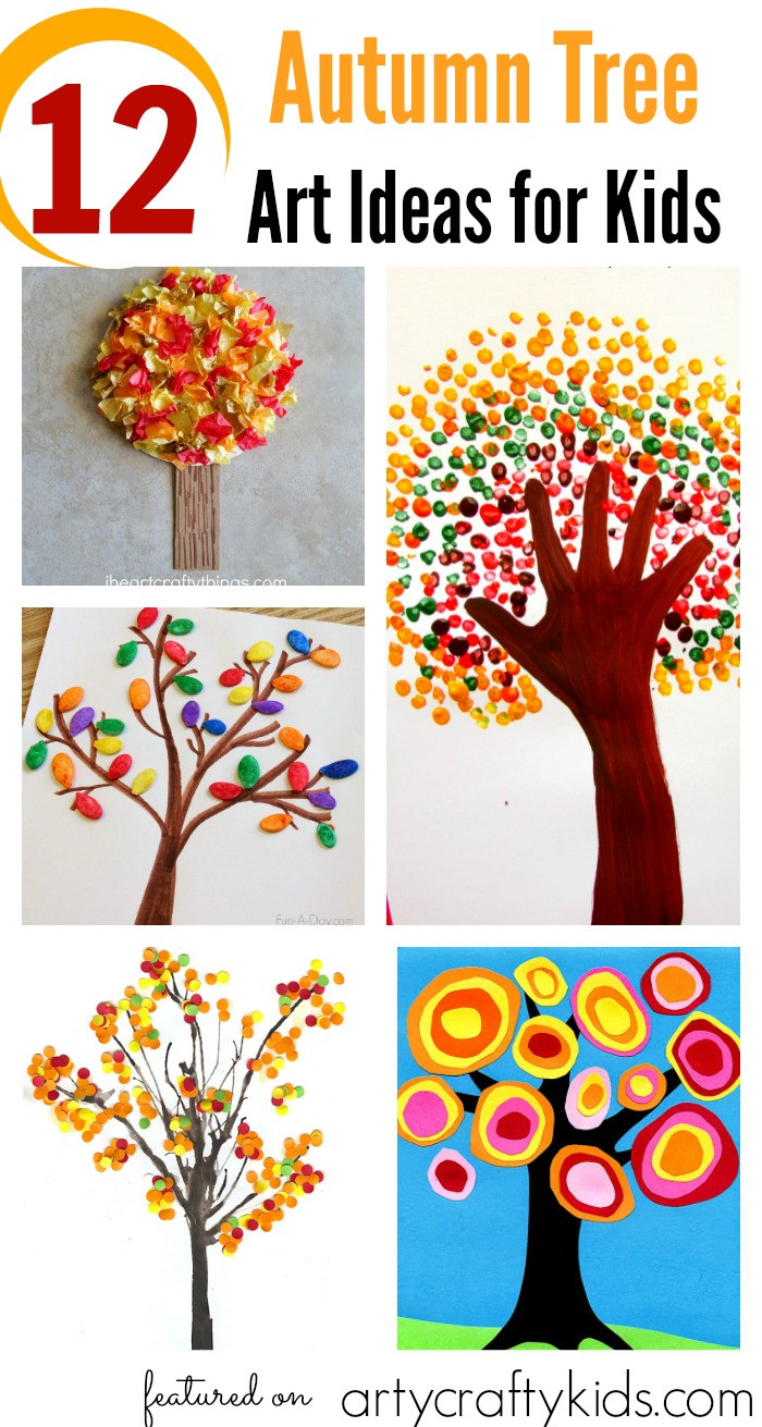 Art Ideas For Kids
 12 Autumn Tree Art Ideas for Kids