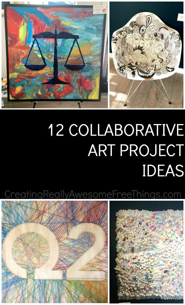 Art Project Ideas For Adults
 Collaborative Art Projects C R A F T