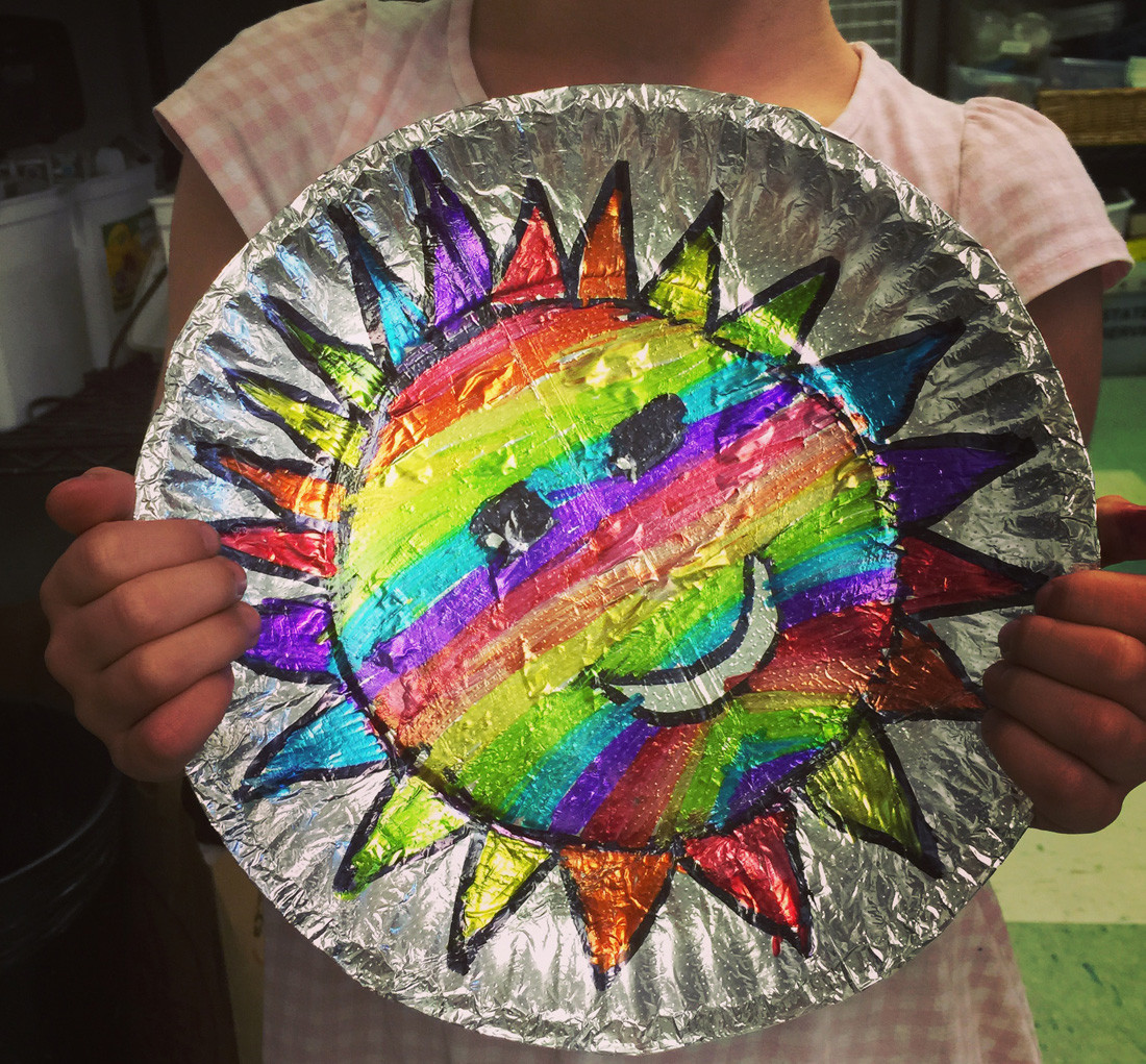 Art Project Ideas For Toddlers
 Foil and Sharpie Sun Art Projects for Kids