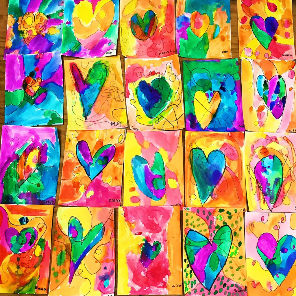 Art Project Ideas For Toddlers
 Kids Heart Art Project • Color Made Happy