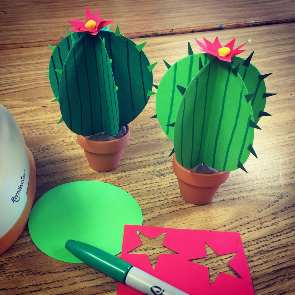 Art Project Ideas For Toddlers
 Paper Cactus · Art Projects for Kids